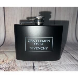 Givenchy Gentlemen Only Stainless Steel Black Pocket Flask